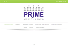 Tablet Screenshot of primeav.net